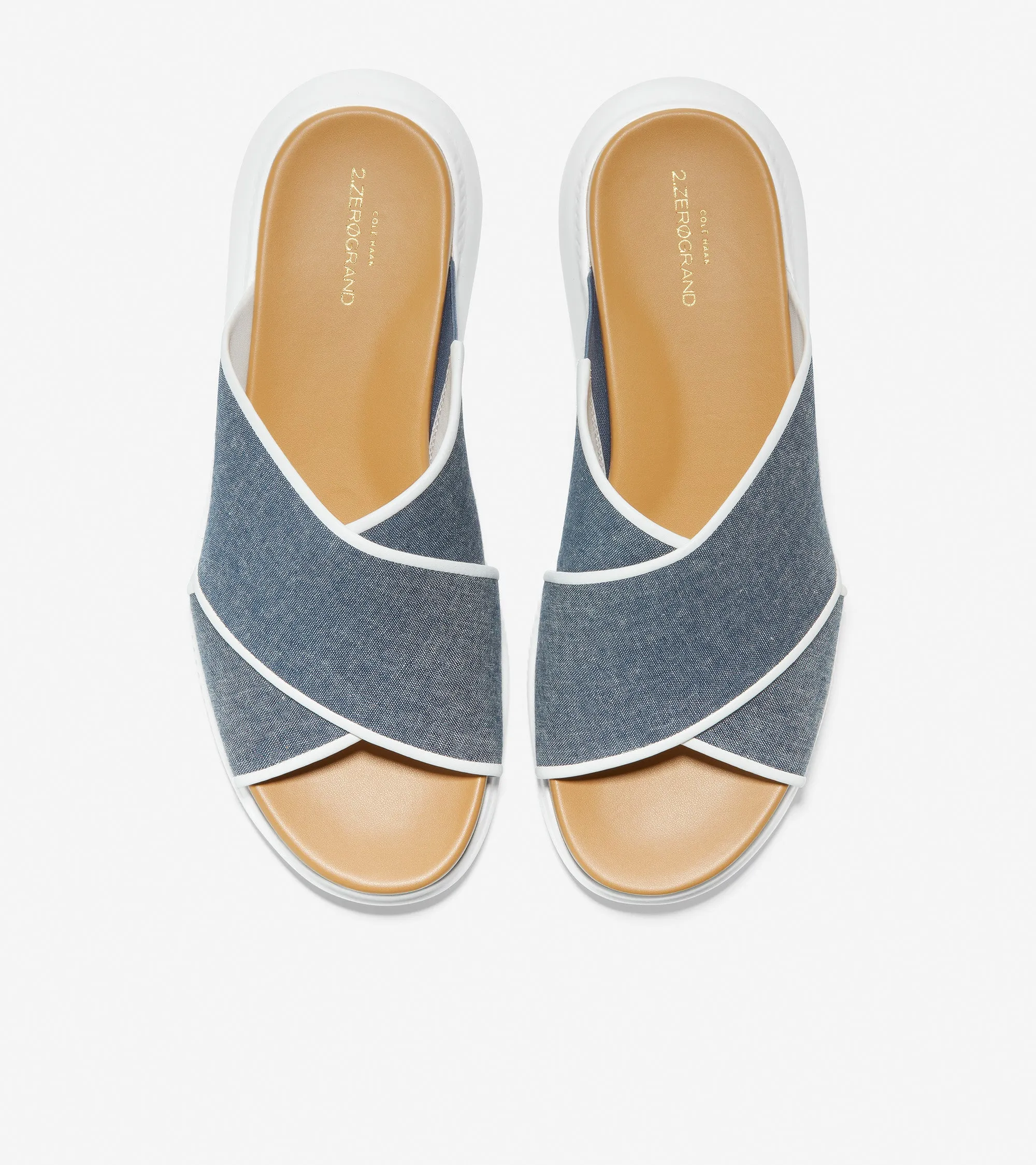 2.ZERØGRAND Criss Cross Slide Sandal