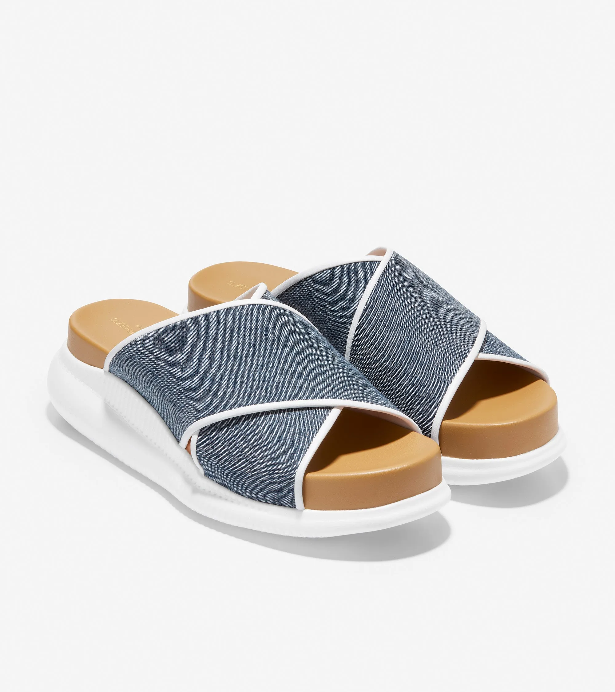 2.ZERØGRAND Criss Cross Slide Sandal