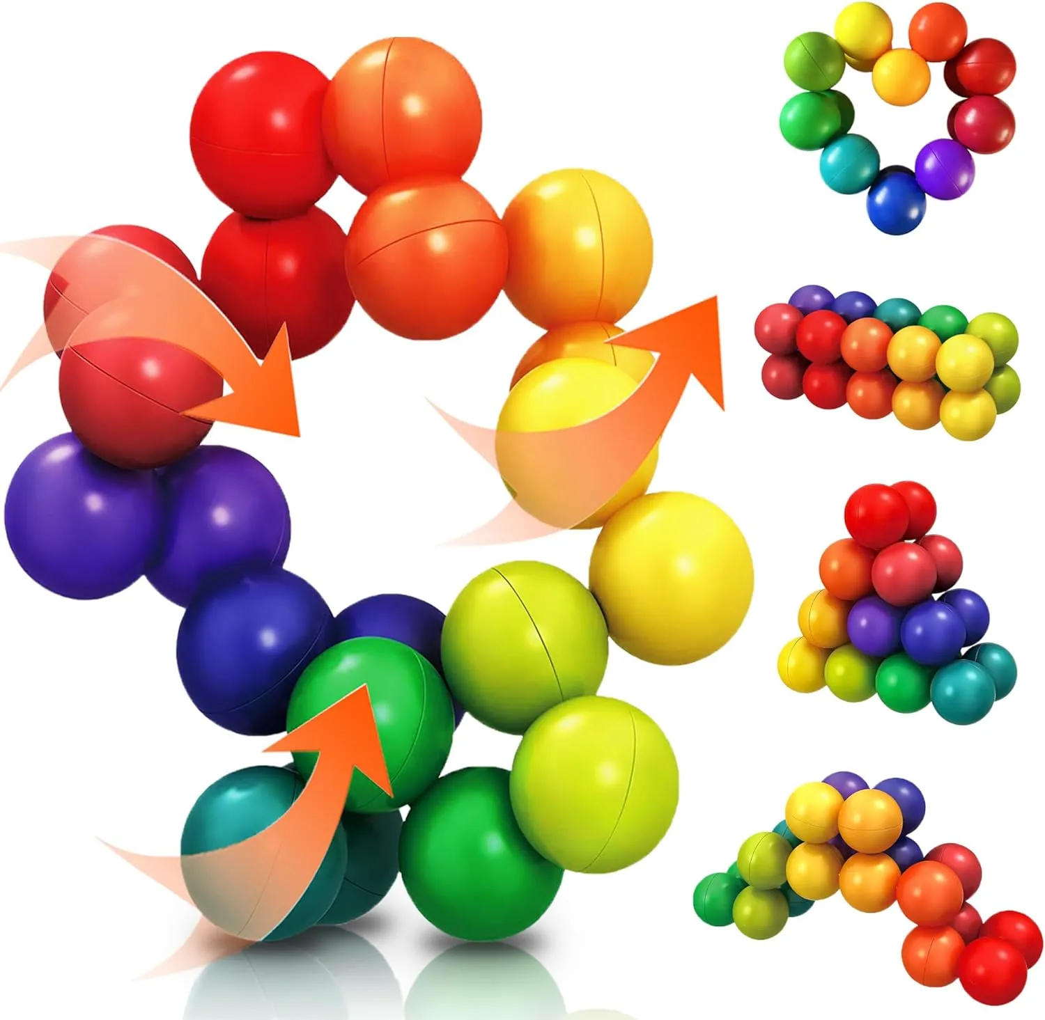 Colorful Learning Sensory Grapes Rotating Puzzle Ball - 739