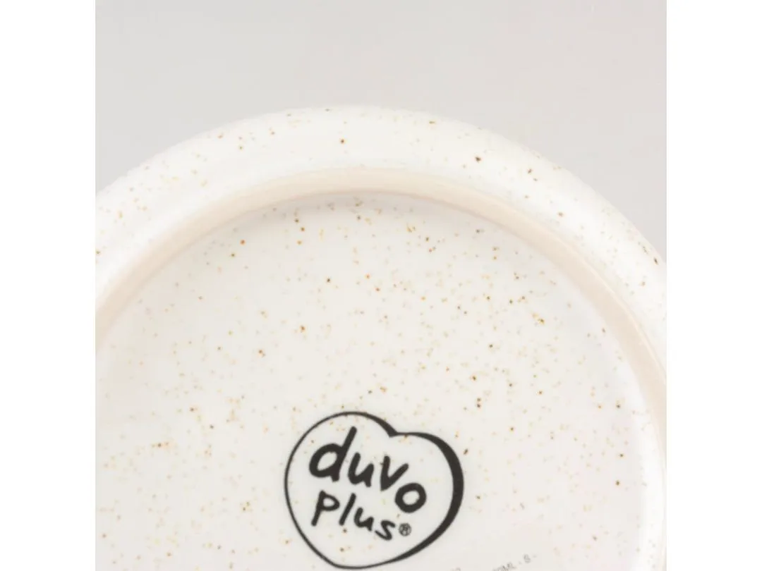Feeding Bowl Stone Speckle White