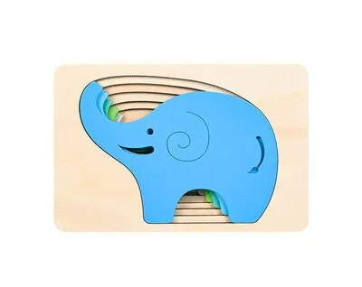 Interactive 3D Animal Puzzle for Kids - Fun Wooden Learning Toy