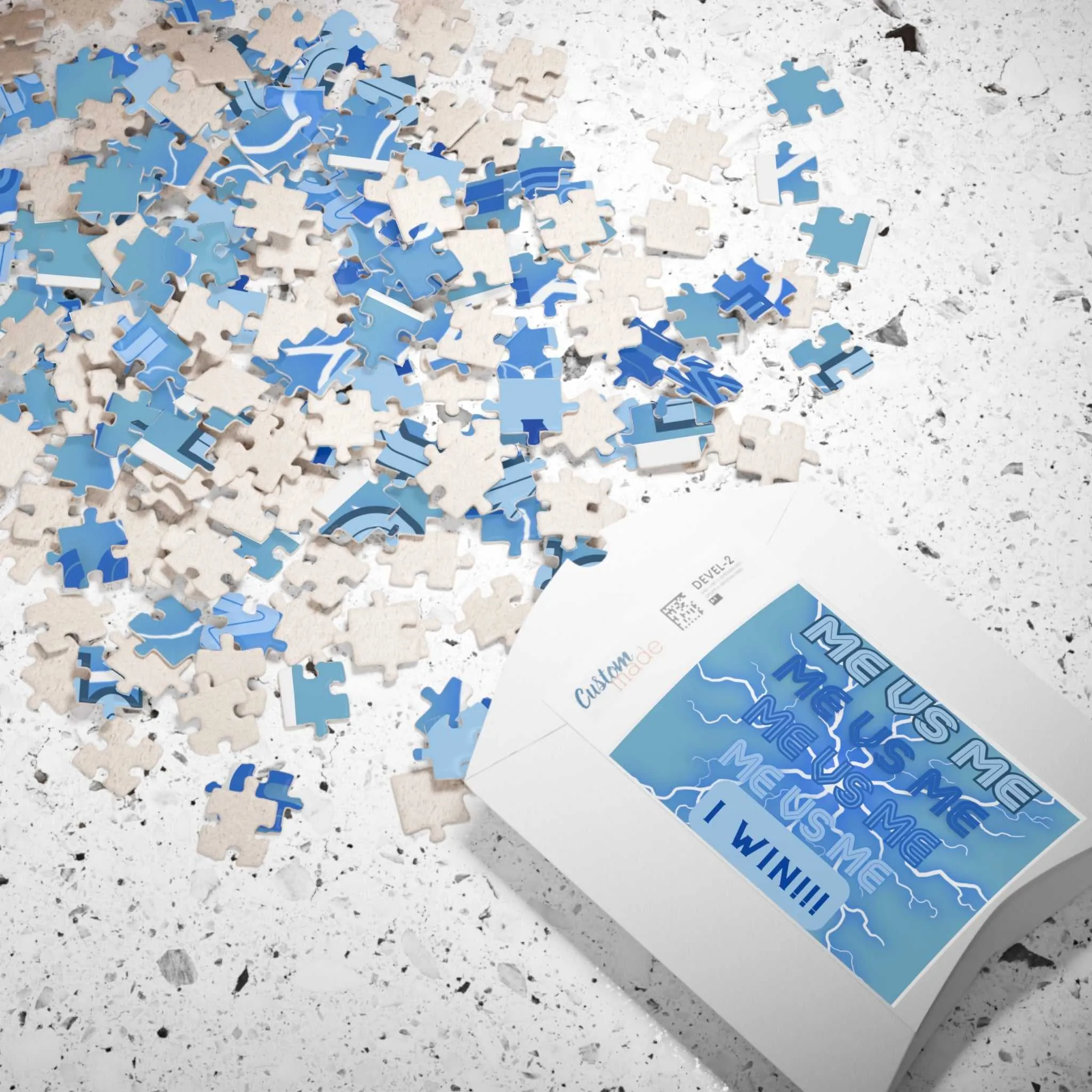 Me vs Me Puzzle (110, 252-piece)Blue