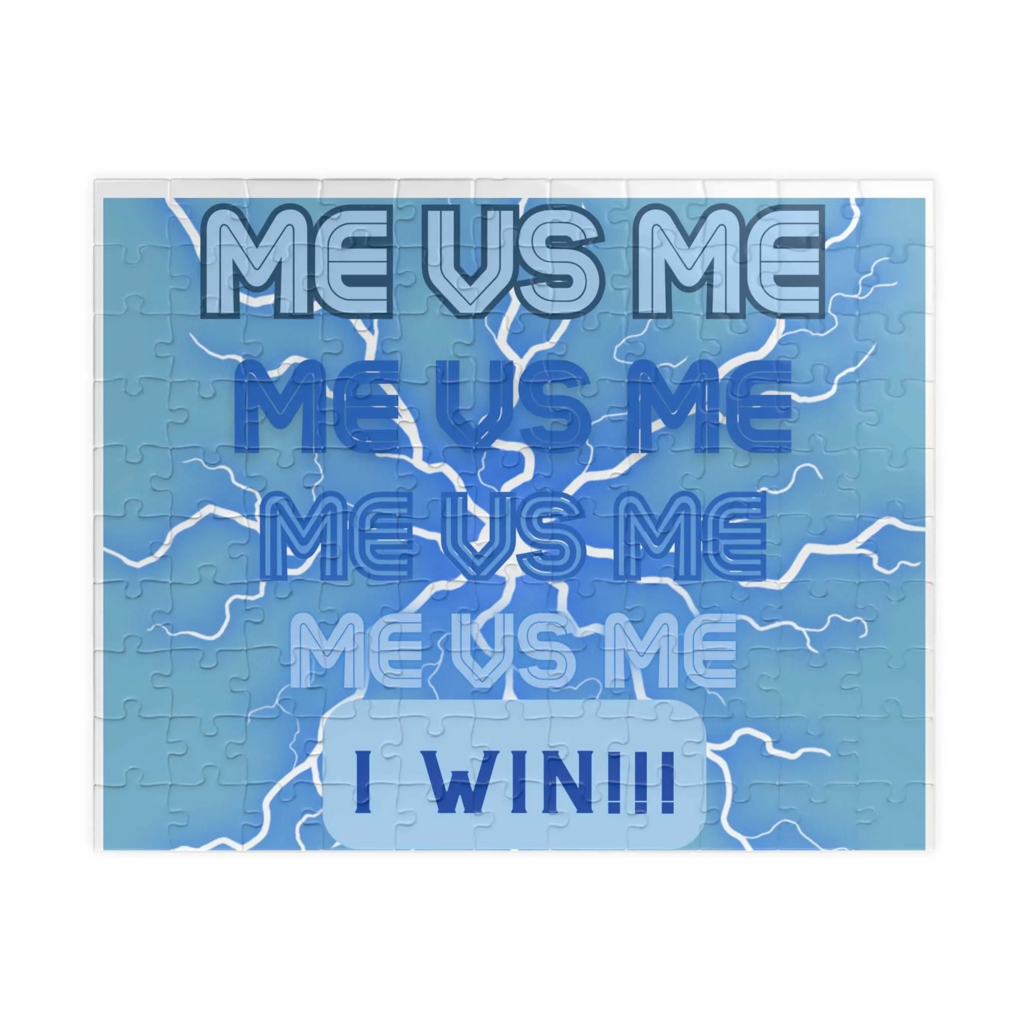 Me vs Me Puzzle (110, 252-piece)Blue