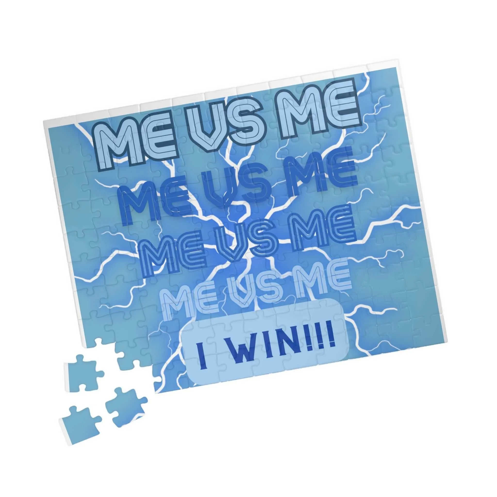 Me vs Me Puzzle (110, 252-piece)Blue