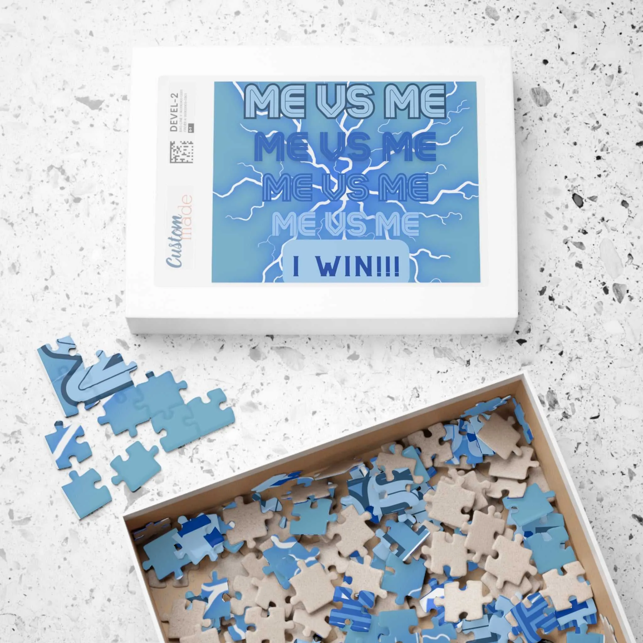 Me vs Me Puzzle (110, 252-piece)Blue