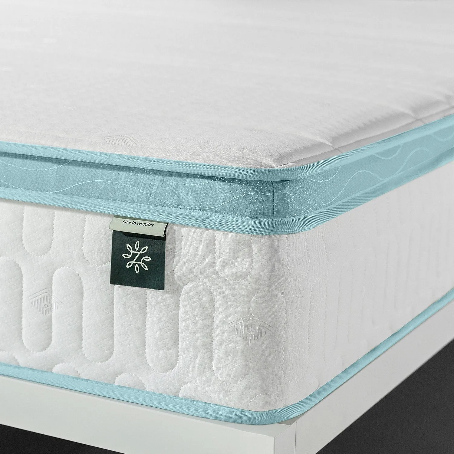 Mint Green Foam Hybrid Spring Twin Mattress