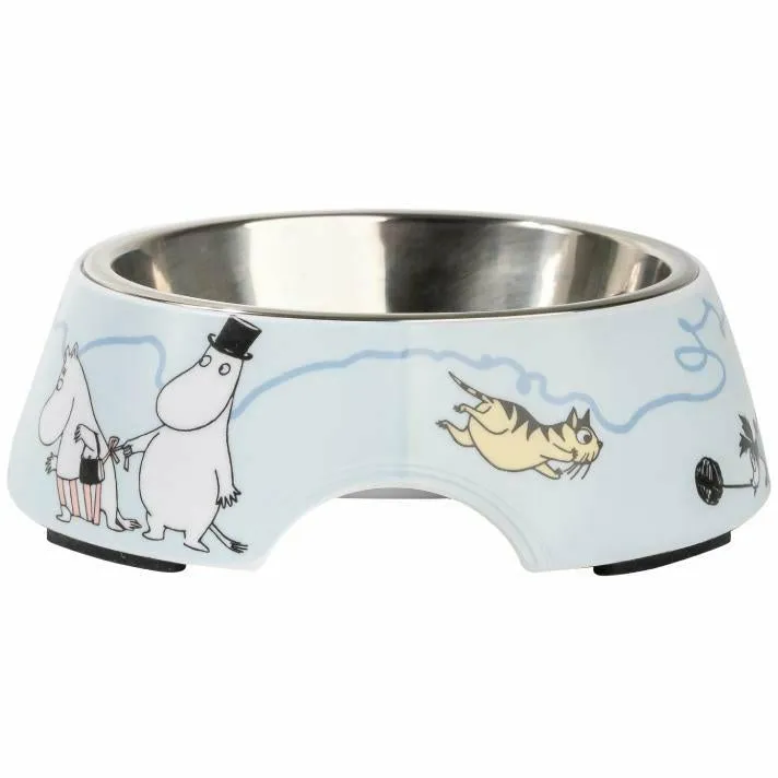 Moomin For Pets Food Bowl Blue Small