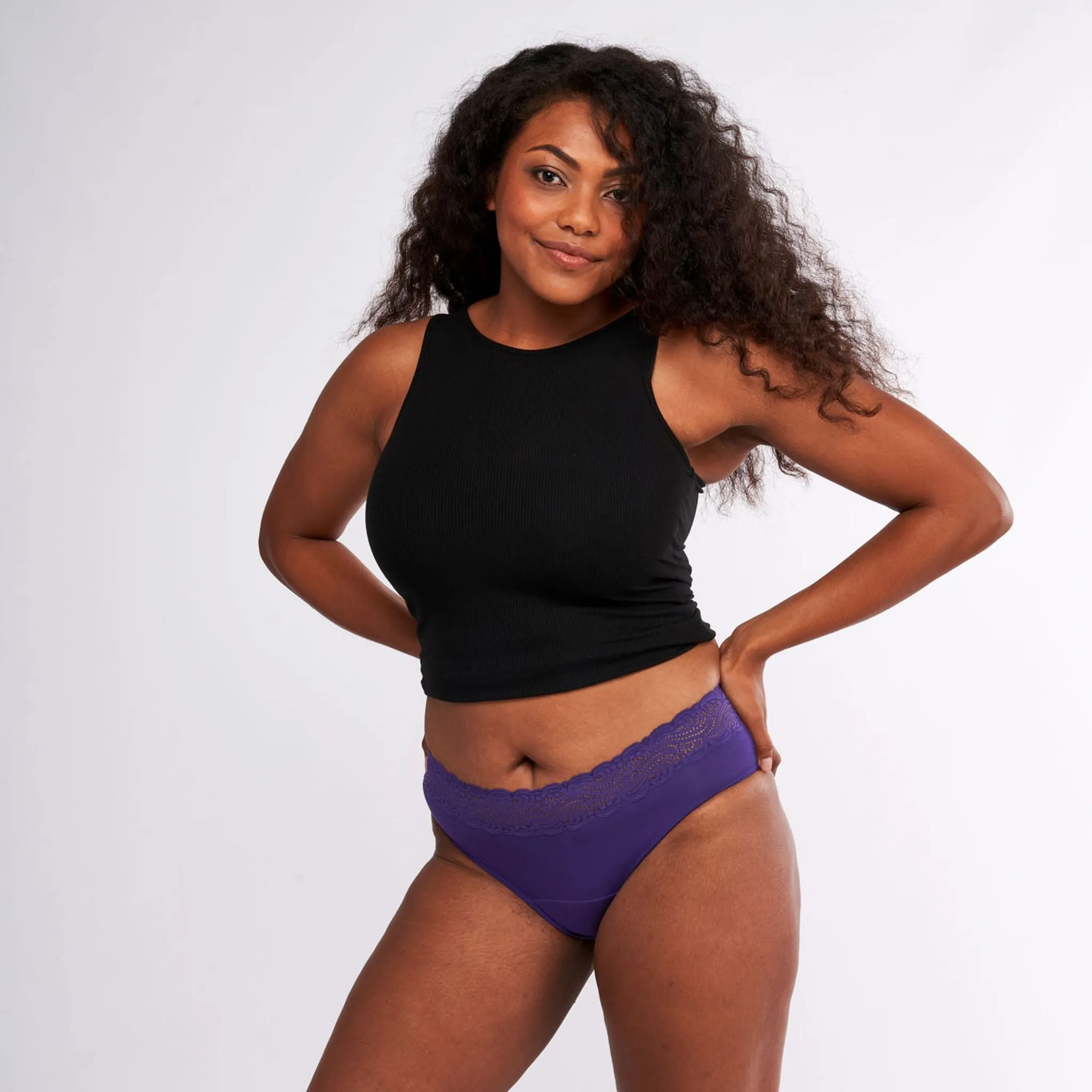 Sensual Hi-Waist Bikini Light-Moderate Absorbency