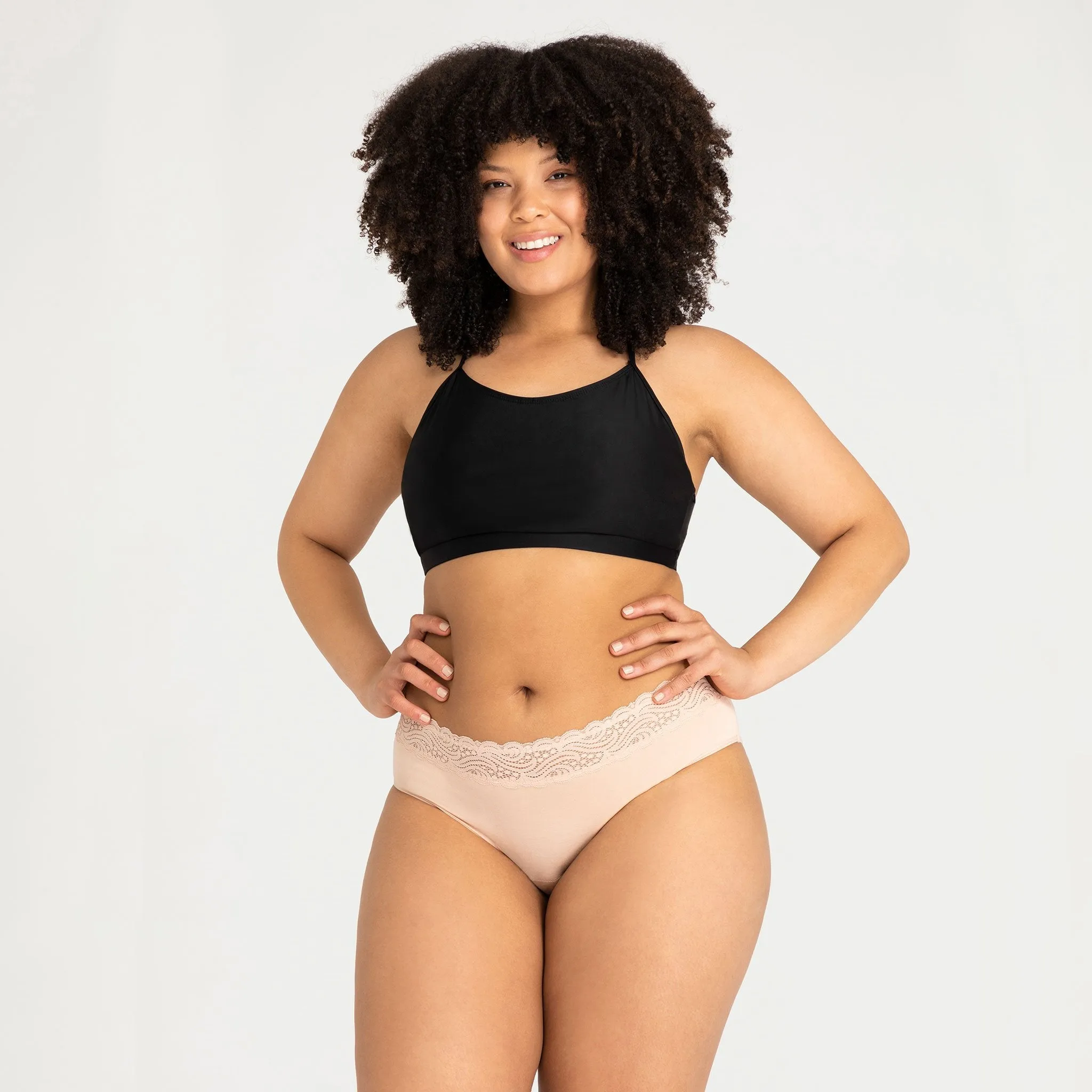 Sensual Hi-Waist Bikini Light-Moderate Absorbency